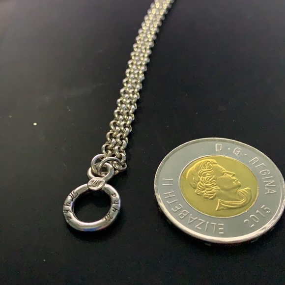 NWT MYKA BRIGHT RHODIUM SILVER NECKLACE CH2008 - Picture 10 of 12